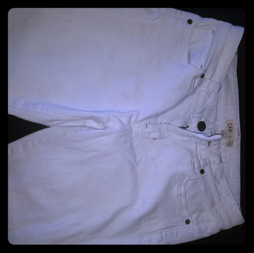 CAbi White skinny Jean's